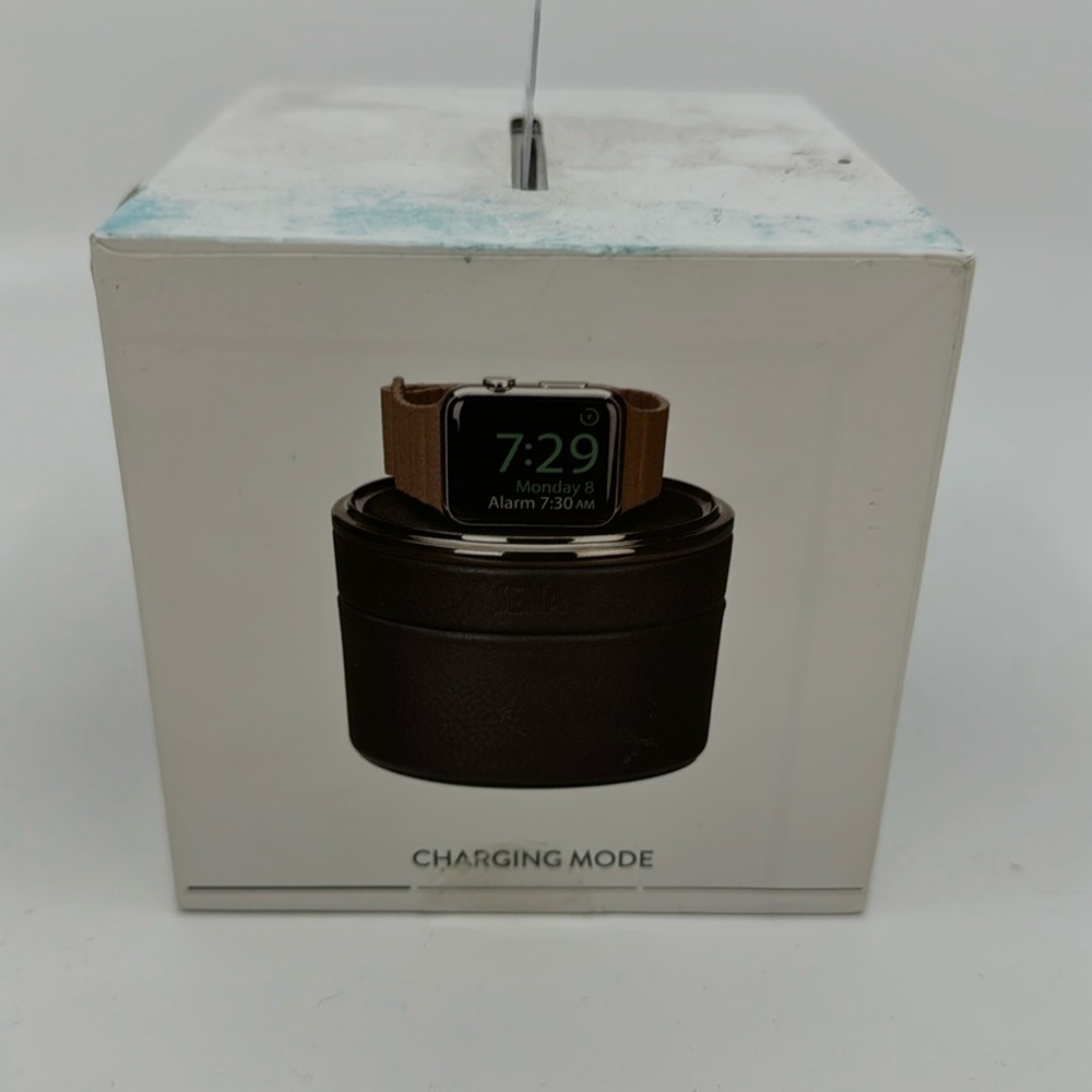 New sena black leather case for Apple Watch